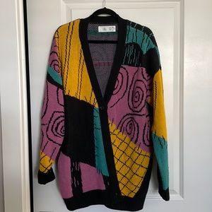 Sally Costume Sweater for Women The Nightmare Before Christmas Size XL Cardigan